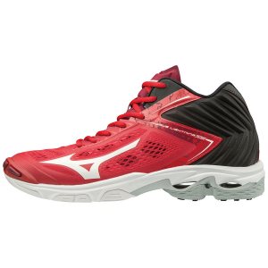 Adidasi Volei Mizuno Wave Lightning Z5 Mid Dama - Rosii/Negrii